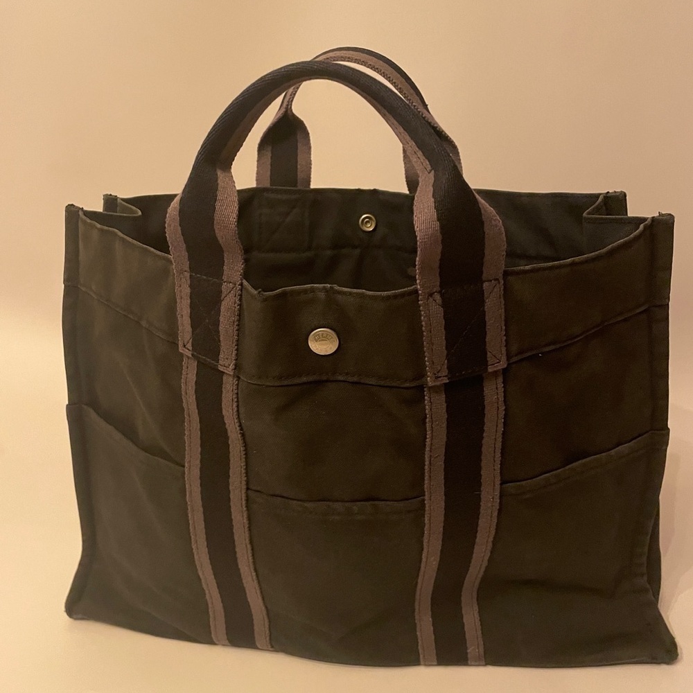 Hermès Fourre-Tout MM Bag Black Hermès Tote Bag Hermes Tote Hermes Bag Luxury 💼 - Picture 11 of 16